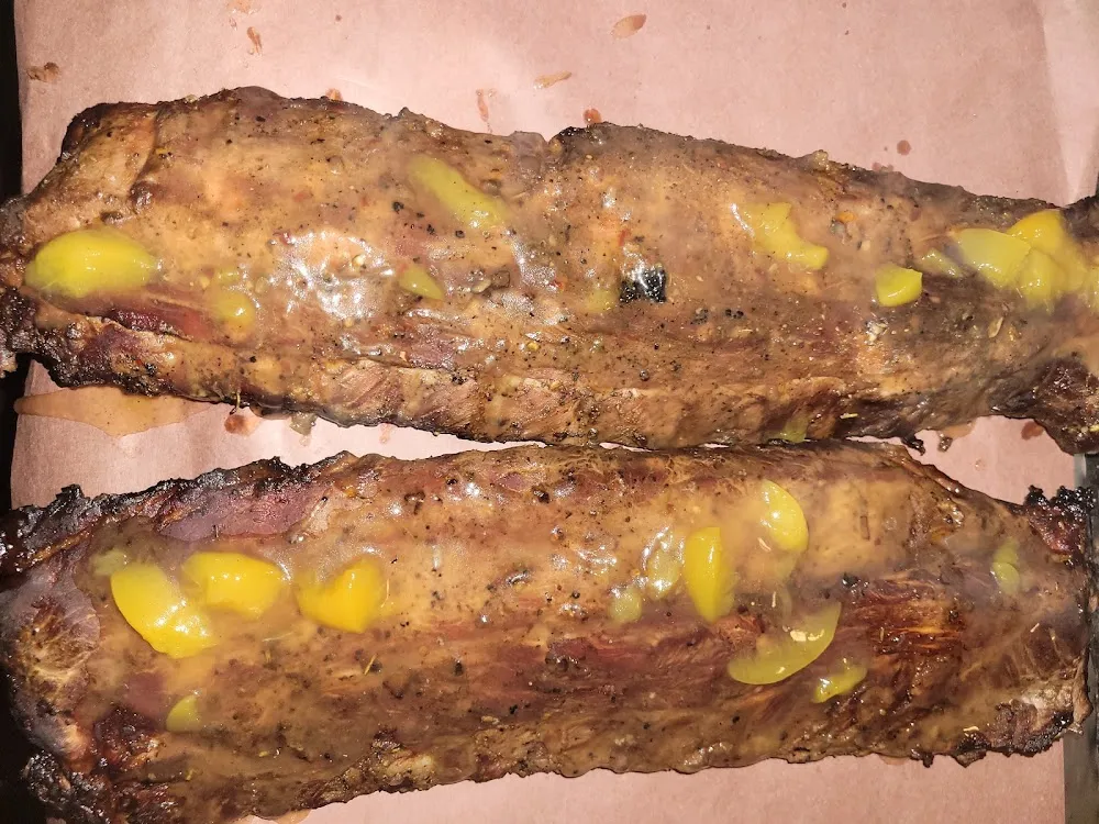 Peach Cobbler Ribs